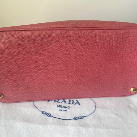 Prada TAMARIS  Saffiano Lux BN2558 Leather Tote - Picture 14 of 16